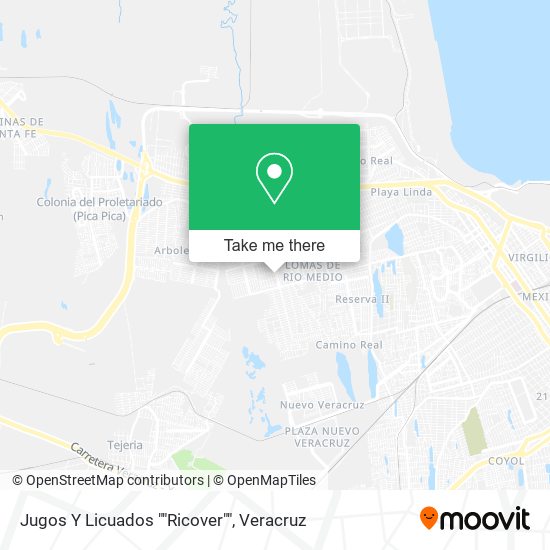 Jugos Y Licuados ""Ricover"" map