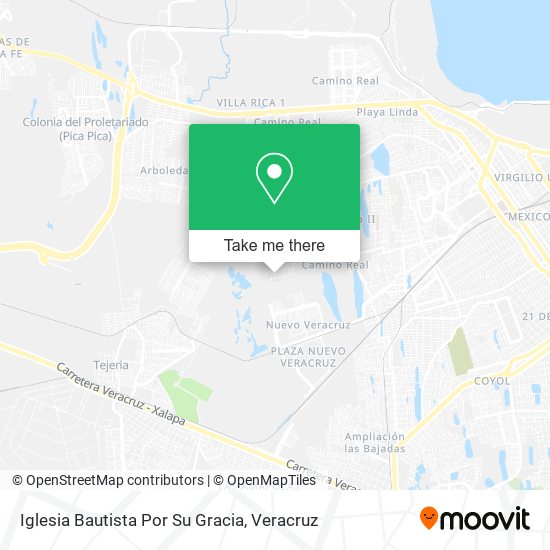 Mapa de Iglesia Bautista Por Su Gracia