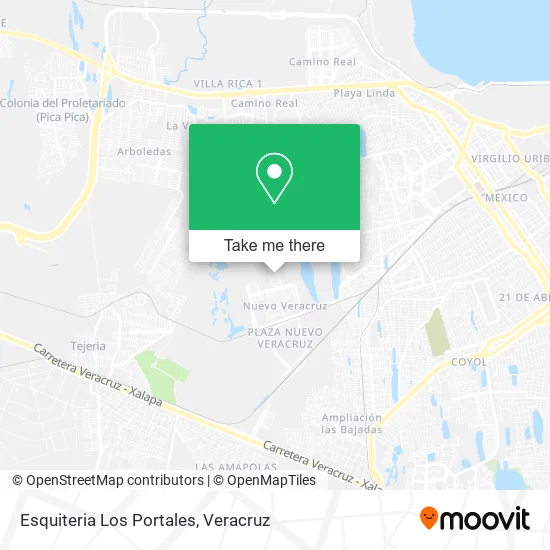 Mapa de Esquiteria Los Portales