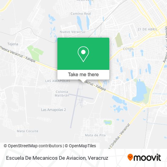Escuela De Mecanicos De Aviacion map