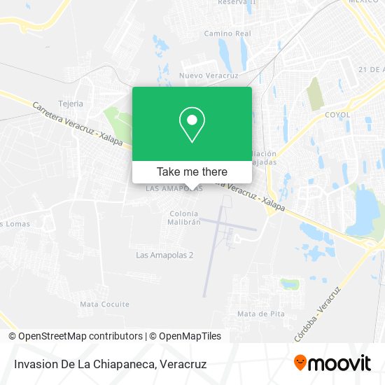 Invasion De La Chiapaneca map