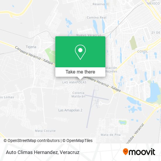 Mapa de Auto Climas Hernandez