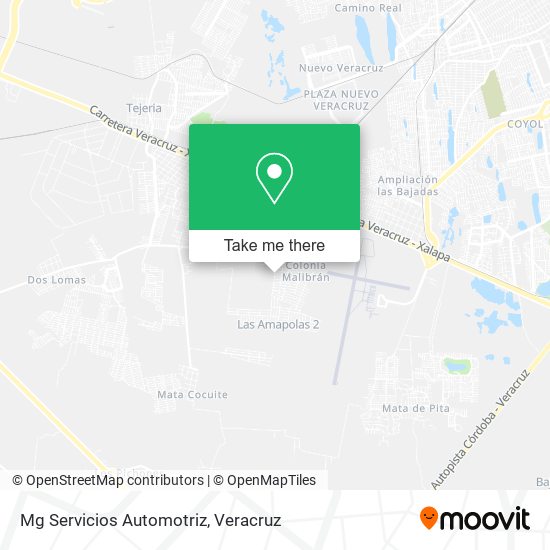 Mg Servicios Automotriz map