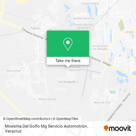 Moesma Del Golfo Mg Servicio Automotriz+ map