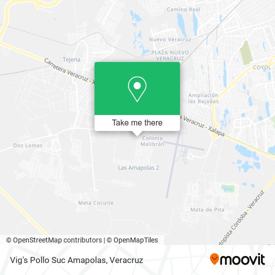 Vig's Pollo Suc Amapolas map
