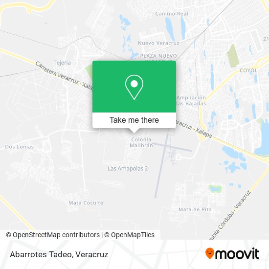 Mapa de Abarrotes Tadeo