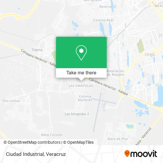 Ciudad Industrial map