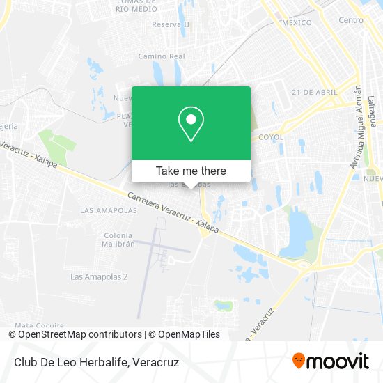 Club De Leo Herbalife map