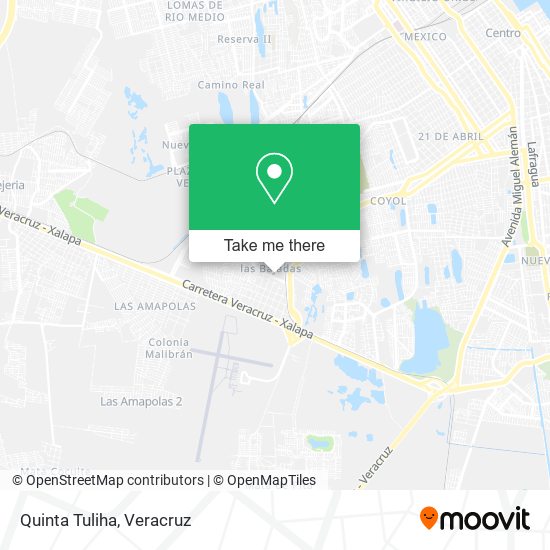 Mapa de Quinta Tuliha