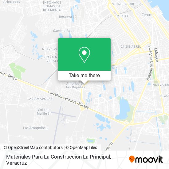 Mapa de Materiales Para La Construccion La Principal