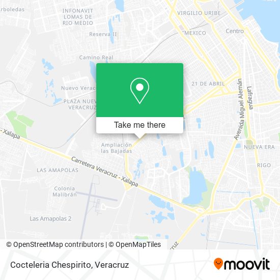 Cocteleria Chespirito map