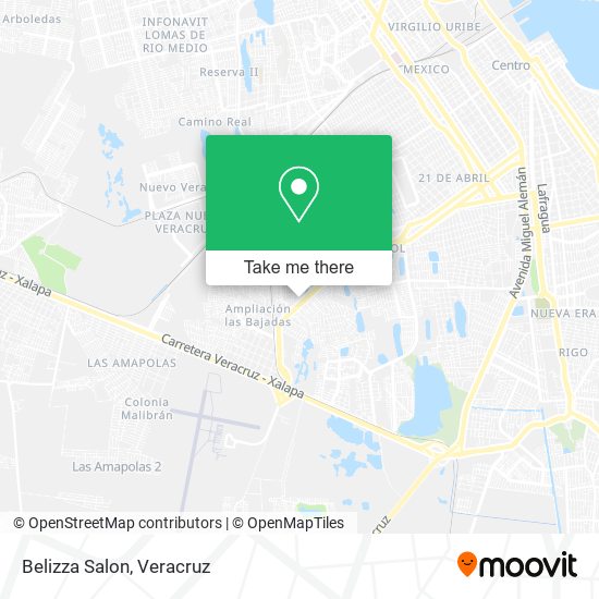Mapa de Belizza Salon