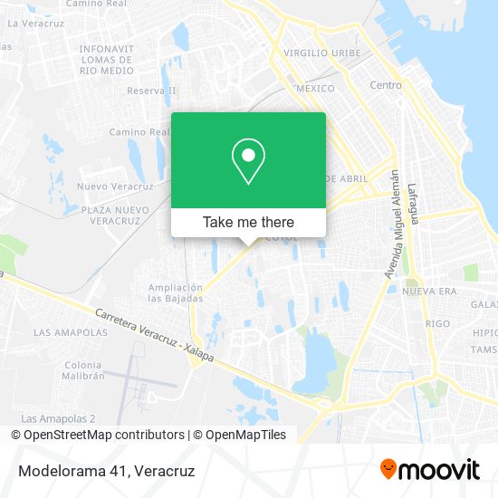 Mapa de Modelorama 41