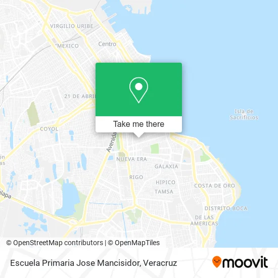 Escuela Primaria Jose Mancisidor map