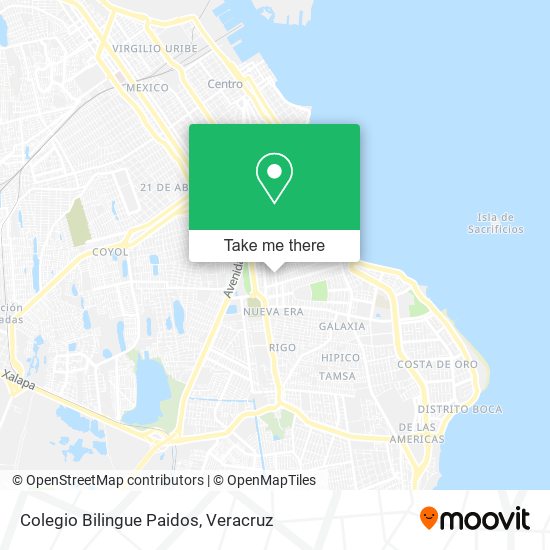 Colegio Bilingue Paidos map