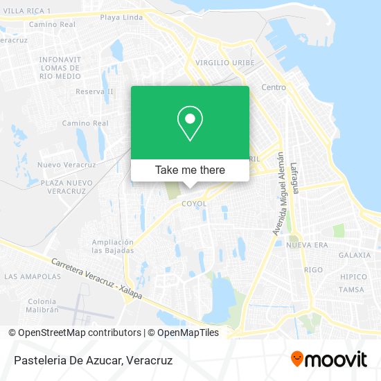 Mapa de Pasteleria De Azucar