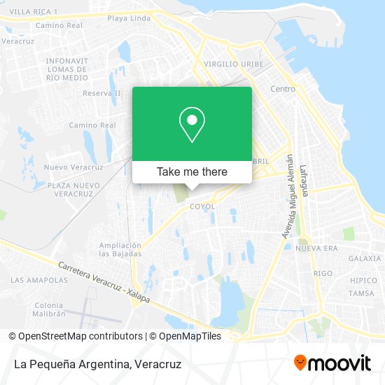 La Pequeña Argentina map