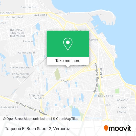 Taqueria El Buen Sabor 2 map