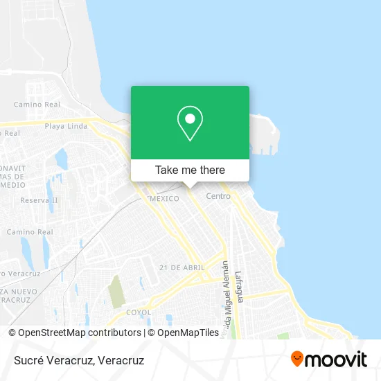 Mapa de Sucré Veracruz