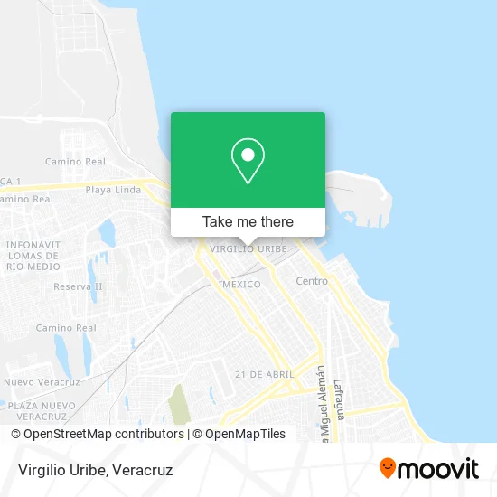 Virgilio Uribe map
