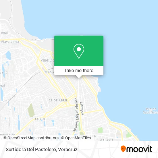 Surtidora Del Pastelero map