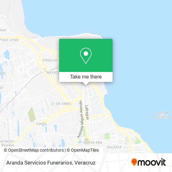 Mapa de Aranda Servicios Funerarios