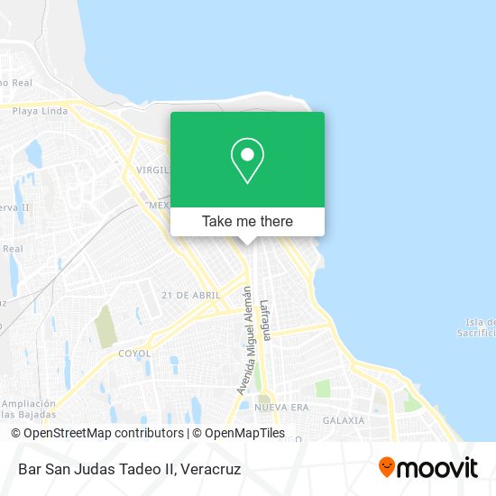 Bar San Judas Tadeo II map