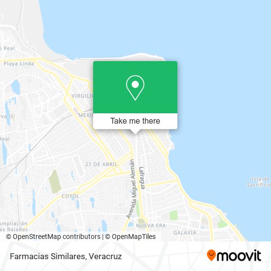 Mapa de Farmacias Similares