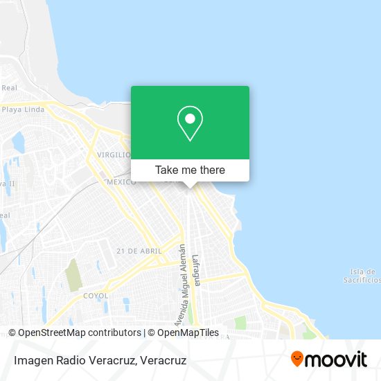 Imagen Radio Veracruz map