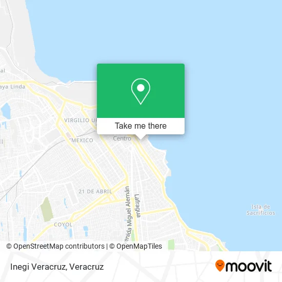 Mapa de Inegi Veracruz