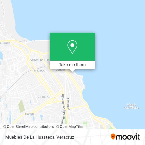Mapa de Muebles De La Huasteca