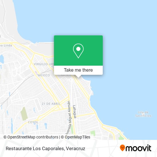 Restaurante Los Caporales map