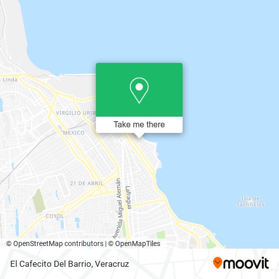 El Cafecito Del Barrio map