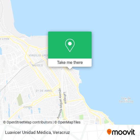 Luavicer Unidad Médica map