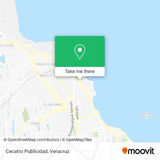 Mapa de Cecatto Publicidad