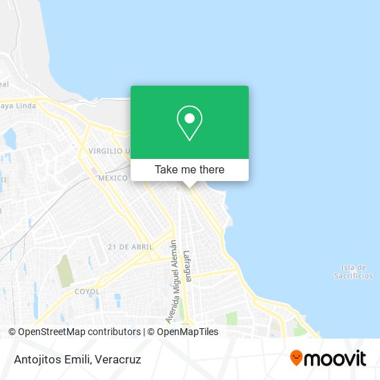 Mapa de Antojitos Emili