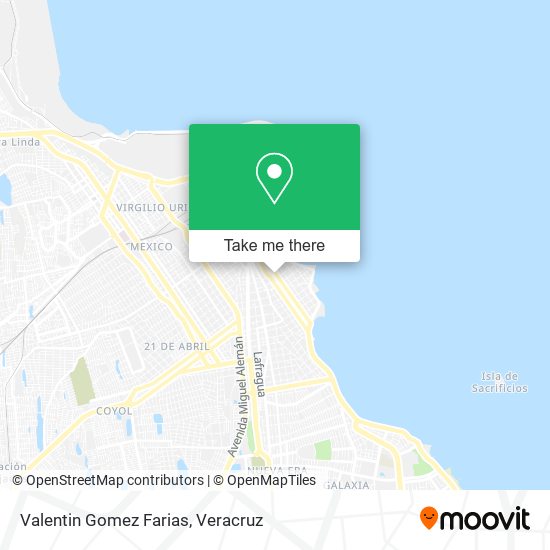 Valentin Gomez Farias map