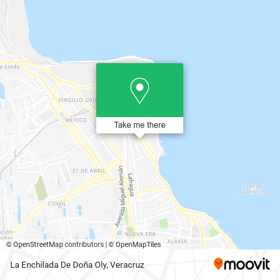 La Enchilada De Doña Oly map