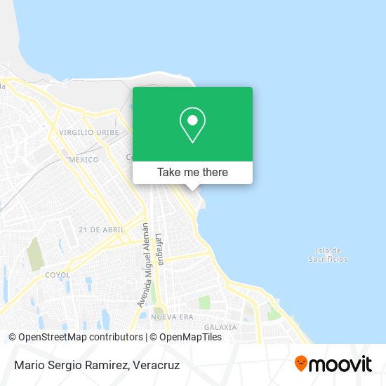 Mario Sergio Ramirez map