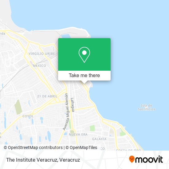 Mapa de The Institute Veracruz