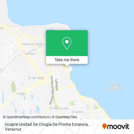 Mapa de Ucapre Unidad De Cirugia De Pronta Estancia