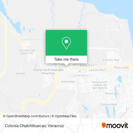 Colonia Chalchihuecan map