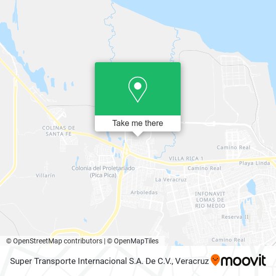 Super Transporte Internacional S.A. De C.V. map