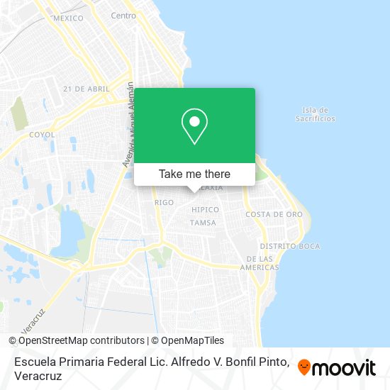 Escuela Primaria Federal Lic. Alfredo V. Bonfil Pinto map