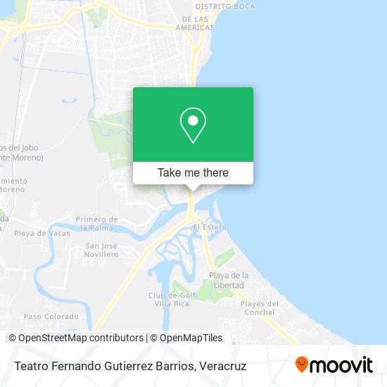 Teatro Fernando Gutierrez Barrios map