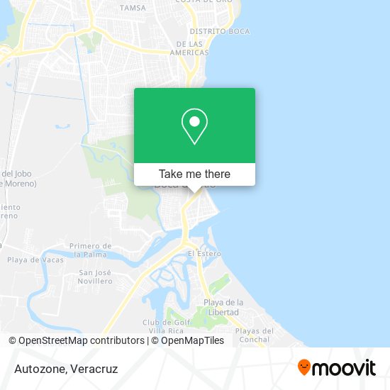 Mapa de Autozone