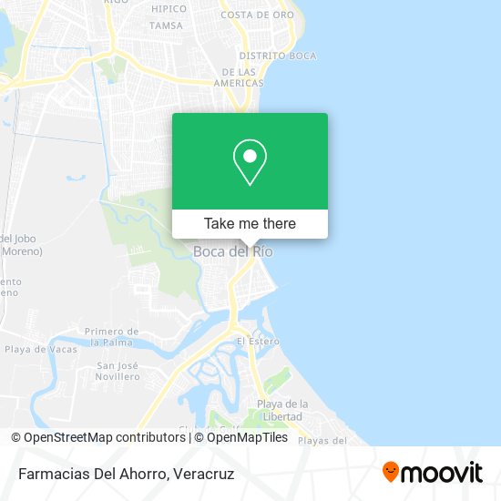 Farmacias Del Ahorro map