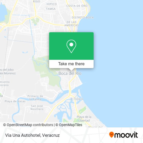 Mapa de Via Una Autohotel