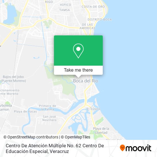 Centro De Atención Múltiple No. 62 Centro De Educación Especial map