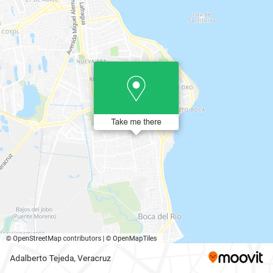 Adalberto Tejeda map